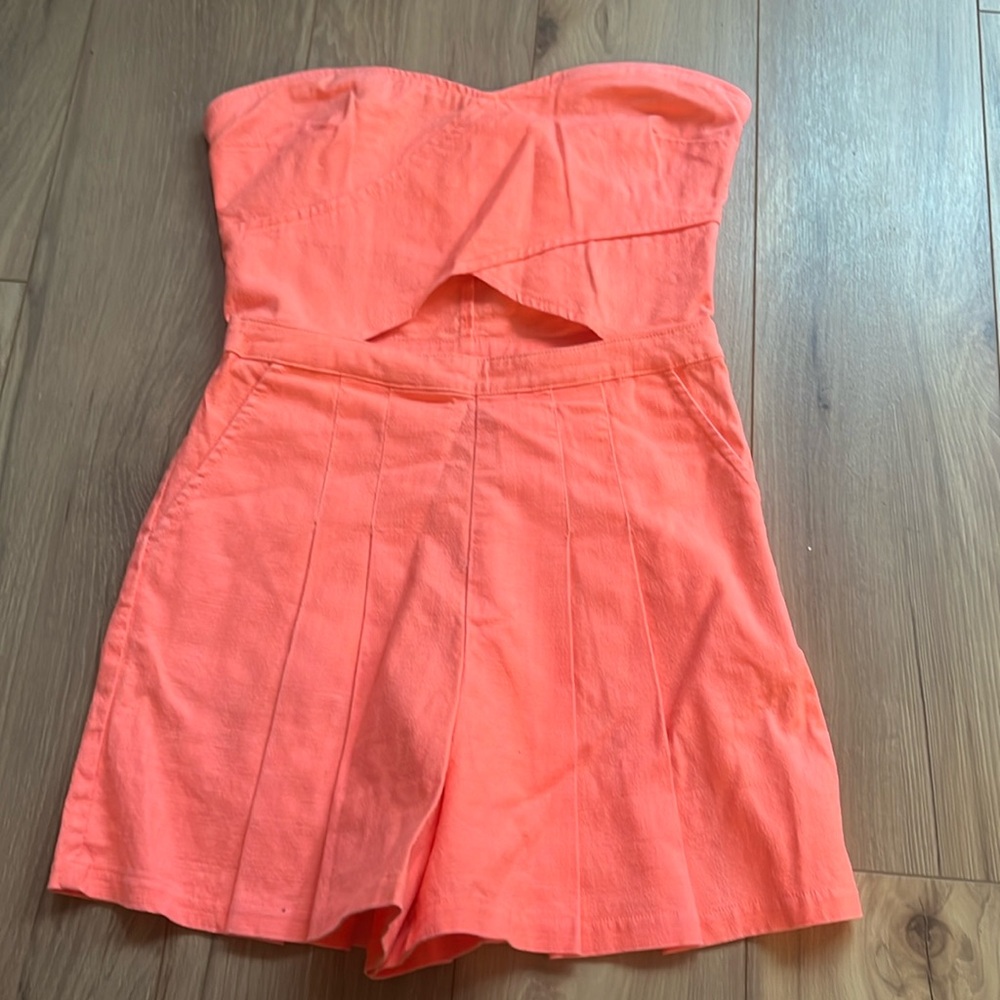 Holliester coral romper